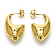 Oro Laminado Small Hoop, Gold Filled Style Polished, Golden Finish