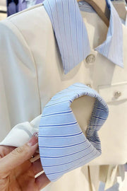 Two-piece set long sleeve top + high quality pleated skirt