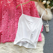 High Quality French Flare Sleeve Strap Lined Elegant Loose Shirt