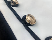 British Style Office Ladies White Suit Jacket Skirt Two Piece Set Slim Fit New Designer Jacket A-Line Skirt Women Matching Set