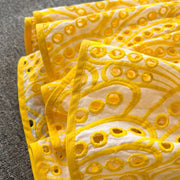 Quality Spaghetti Straps Ruffles Backless Sexy Hollow Out Embroidery Dress