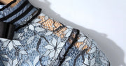 High Quality Vintage Bowknot Sleeves Lace Dress