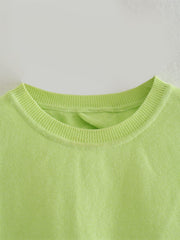 Sleeveless Bow Tie Backless Casual Tops