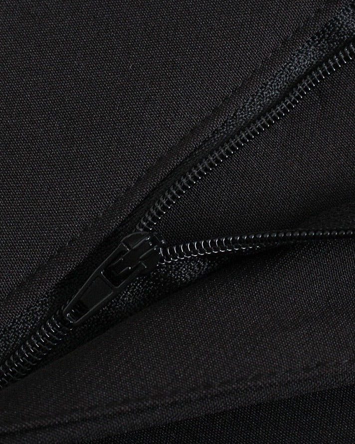 High Waist Slim Fit Zip Up Pleated Plain Bermuda Shorts
