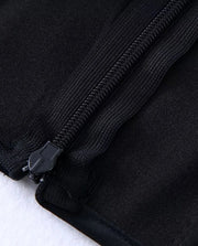 Backless Side Zipper Spaghetti Strap Corset Patchwork Satin Crop Top