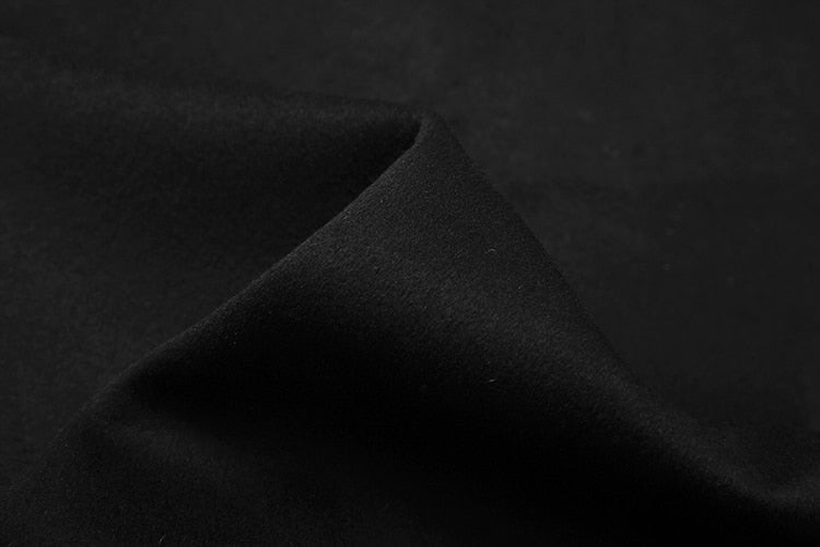 High Quality Elegant Bowknot Thick Stitching Wool Long Trench Coat Jacket