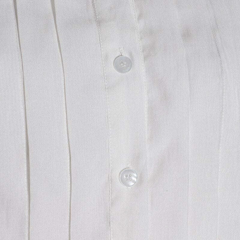 Vintage Hollow Out Perspective Lace Blouses