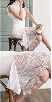 White two piece set- Lorena Style